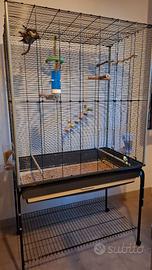 Voliera Planeta Ferplast con carrello