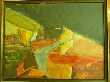 Quadro Romeo Marchiori Tempera su carta Delfi 1969