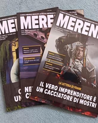 Lotto 3 Riviste F. Merenda Monthly 2022