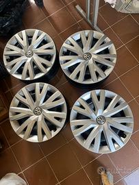 Cerchi e coprimozzo (borchie) Volkswagen 16”