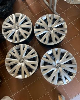 Cerchi e coprimozzo (borchie) Volkswagen 16”