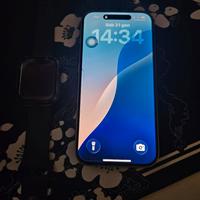 Iphone 15 128 gb + Apple watch 4.5 mm Series 9