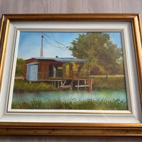 Quadro capanno da pesca