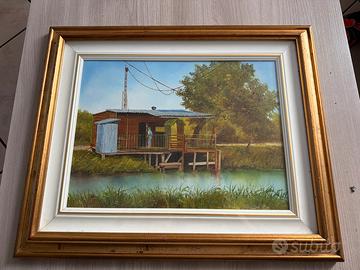 Quadro capanno da pesca