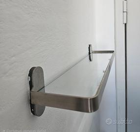 BROGRUND ikea Mensola in vetro 47x11 cm bagno