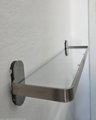BROGRUND ikea Mensola in vetro 47x11 cm bagno