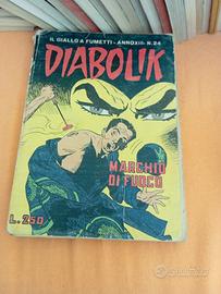 Diabolik fumetti anni 70, 80, 90 e 2000