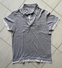 T-Shirt Stile Polo Guess Tg.S Grigia