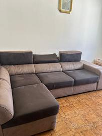 Divano letto angolare