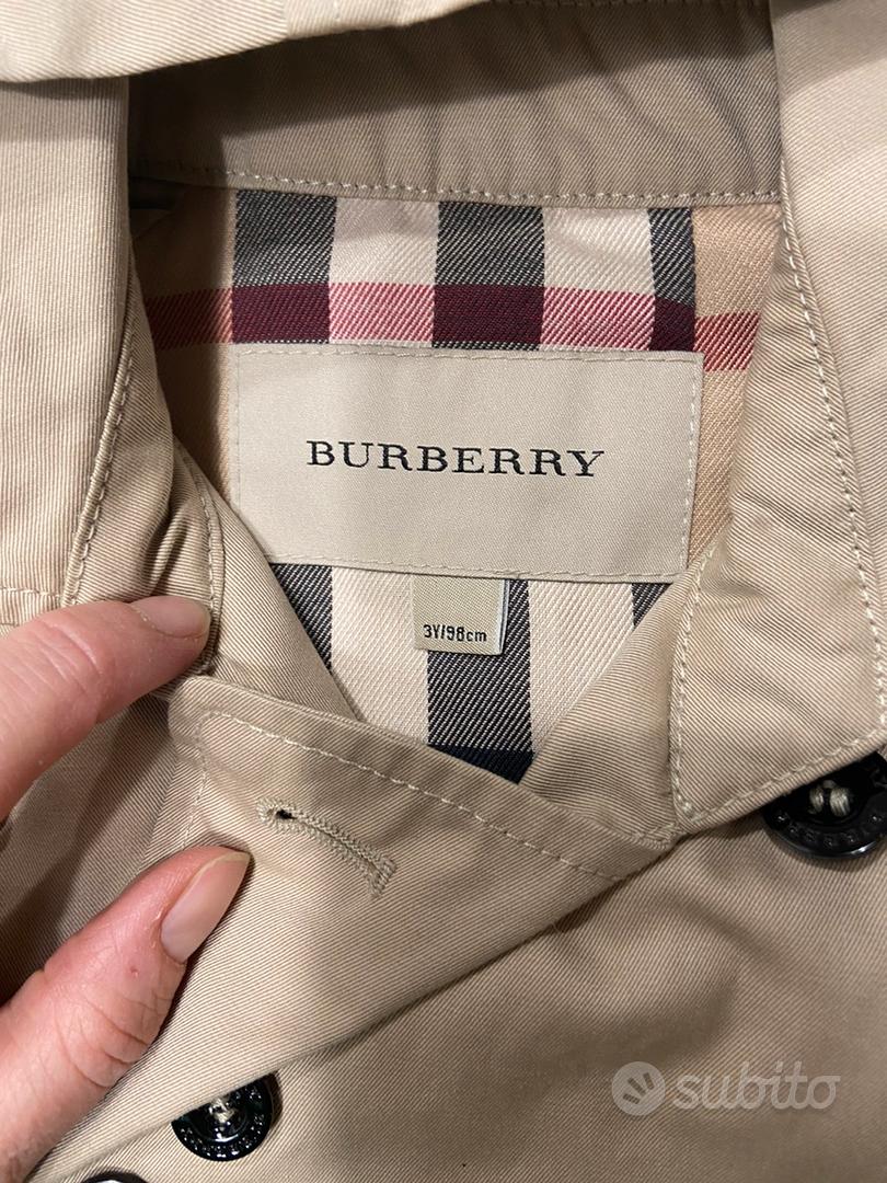 Trench burberry bambina 3 anni hotsell