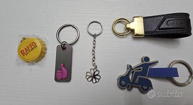 5 PORTACHIAVI - 3 NUOVI + 2 VINTAGE