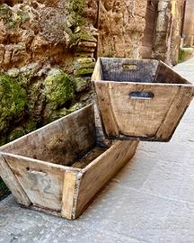 Antiche vasche in legno