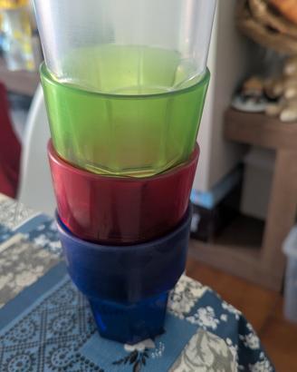 bicchieri colorati 