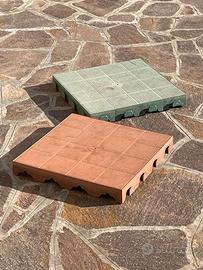 Pavimentazione 40×40 autobloccante – base piscina