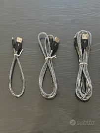 3 cavi USB - Lightning Nuovi