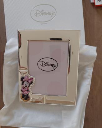 Portafoto argento disney minnie mouse nuovo imball