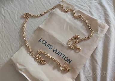 Tracolla oro borsa Louis Vuitton