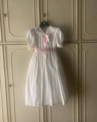 Abito bimba 10 anni alta sartoria per cerimonia