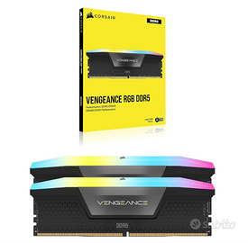 CORSAIR VENGEANCE RGB DDR5 RAM 48GB (2x24GB) 6000