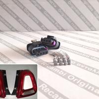 coppia connettori fanali posteriore fiat 500 abart