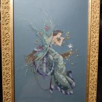 quadro ricamato a mano