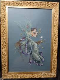 quadro ricamato a mano