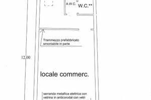 Locale p. terra mq 64 luminoso molto accessoriato