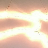 Stella cometa di Natale luminosa