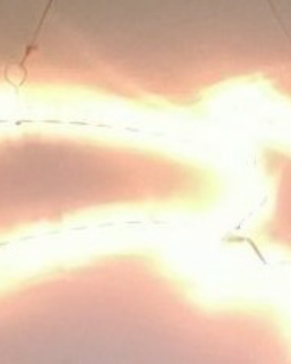 Stella cometa di Natale luminosa