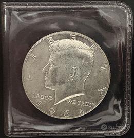 Mezzo dollaro USA 1964 argento