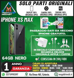 Iphone xs max 64gb nero - totalmente originale