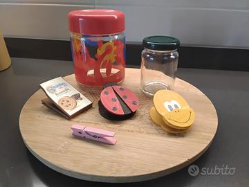 Accessori da cucina (Barattoli e Mollettine)