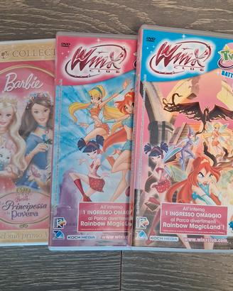 DVD Winx e Barbie