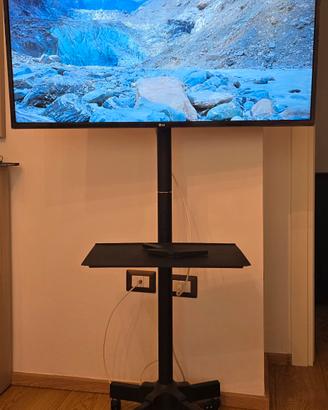 Smart TV LG 43" 4K + Piedistallo.