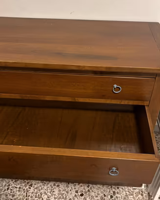Comò cassettiera vero legno massello