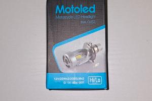Faro a led h4 rosso