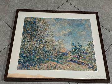 quadro riproduzione A. Sisley del '85