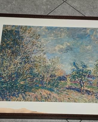 quadro riproduzione A. Sisley del '85