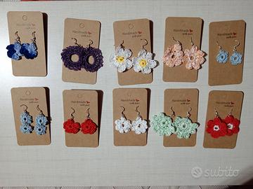 orecchini fatti a mano 