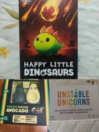 3 party game gioco giochi tavolo societa