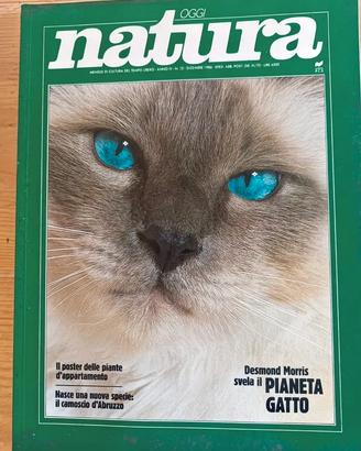 Rivista Oggi Natura dicembre 1986 Desmond Morris