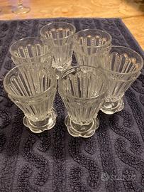 6 Bicchierini da liquore vintage