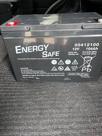 ENERGY SAFE Batteria al piombo, 12V 104 Ah