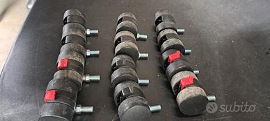 Set 4 Ruote Professionali M8 – Alta Portata 