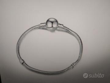 Bracciale per Charm Argento Placcato NUOVO