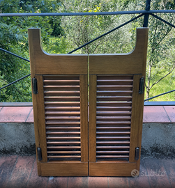 Porte da saloon in legno stile western