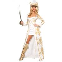 Vestito di carnevale piratessa bianco