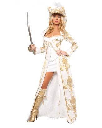 Vestito di carnevale piratessa bianco
