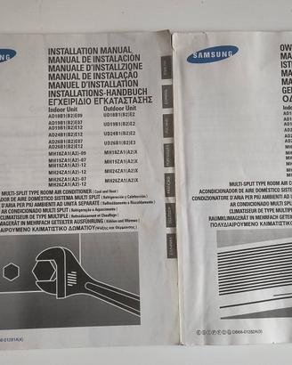 Manuali  condizionatore Samsung