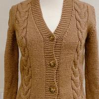 Maglione fatto a mano in 100% Lana di cammello S